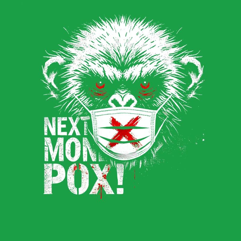 Protest Monkey Face Mask Artwork
