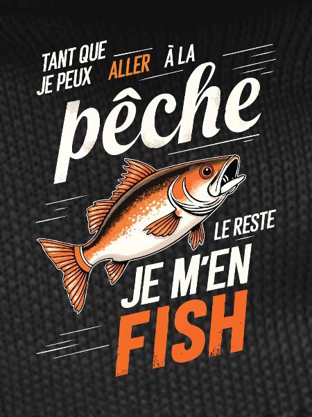 Humorous fishing draw