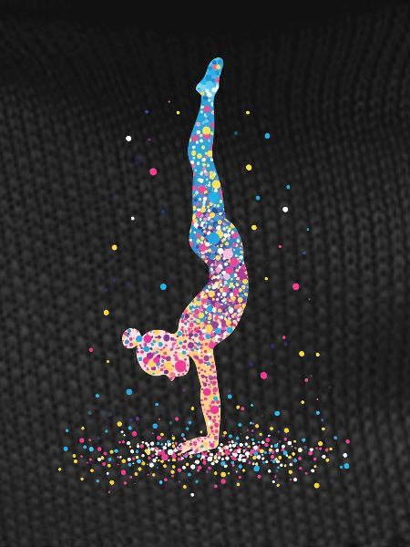 Gymnastics Gymnastastik Acrobatics – Silhouette