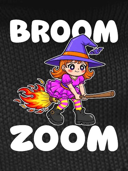 BROOM ZOOM - WITCH HALLOWEEN