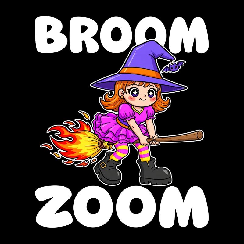 BROOM ZOOM - WITCH HALLOWEEN