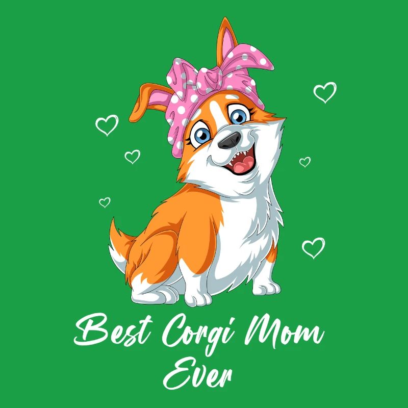 Süße Corgi Mama Statement Muttertagsgeschenk