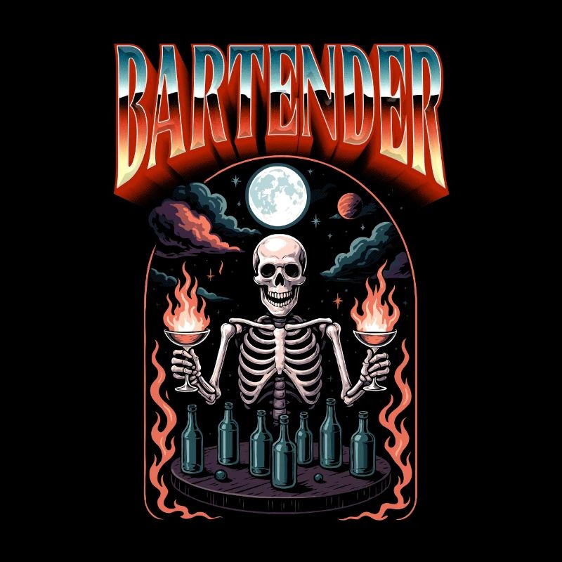 Bartender Halloween barman bartender