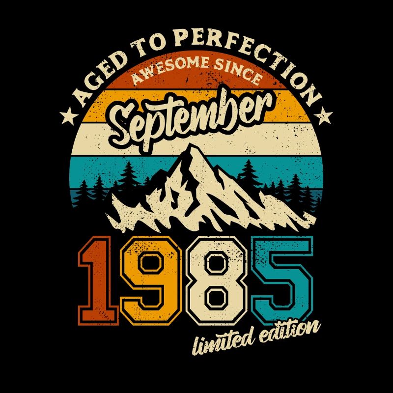 Limited Edition September 1985 Geburtstag Geschenk