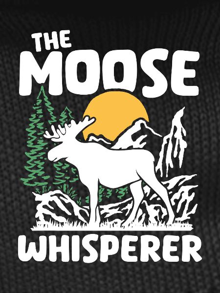 Moose Nature Silhouette Design