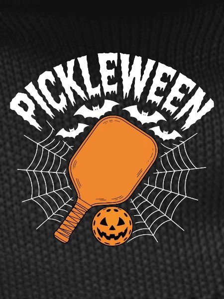 Pickleween Pickleball Funny Halloween