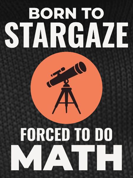 Astronomy Lover Math Design 