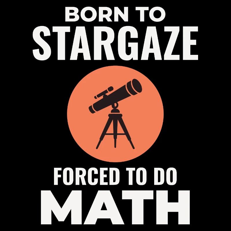 Astronomy Lover Math Design 