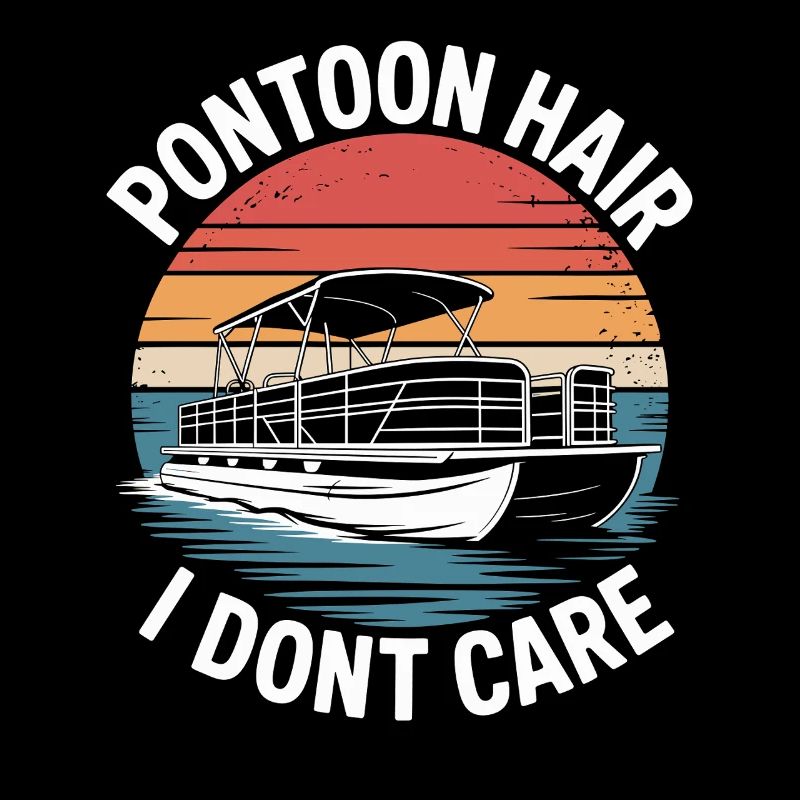 Pontoon Captain Pontoon Boat Saying