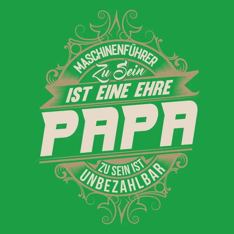 Machine operator dad