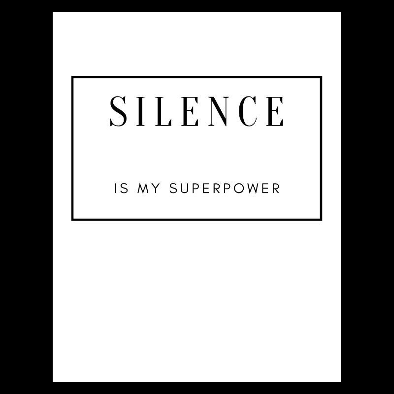 Silence, Strength and Serenity on Textile