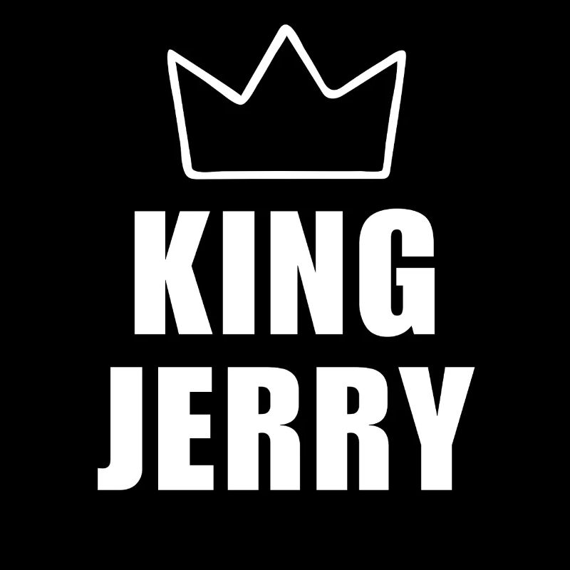 Jerry Name mit Buchstabe J - King Crown Hemd