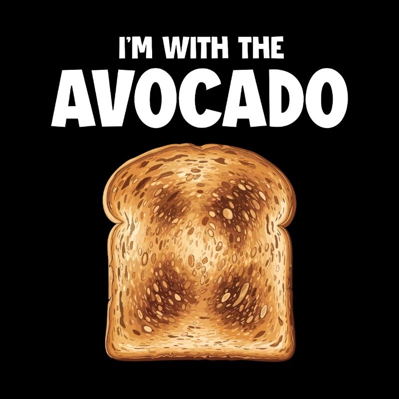 Ich bin mit dem Avocado lustiges Halloween-Paar