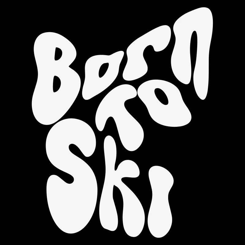 Born to Ski - Winter Design