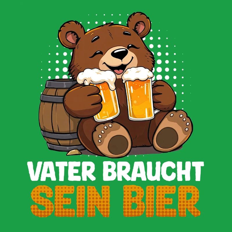 Werdender VATER BRAUCHT SEIN BIER Lustiges