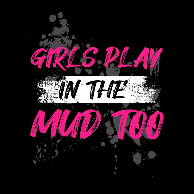 Les filles jouent dans la boue Schlammlauf Mud Run Muddy