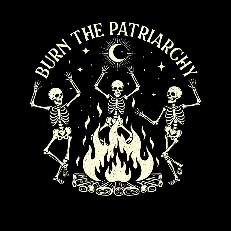 Burn The Patriarchy Gruselige Halloween-Feministin