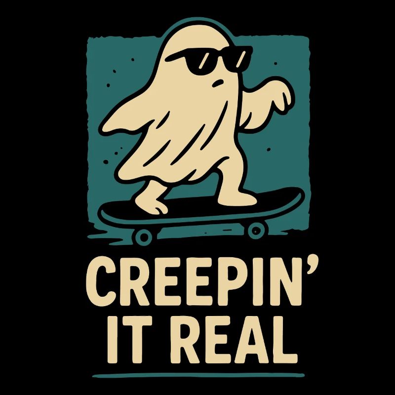 Creepin' It Real Funny Halloween Costume Design