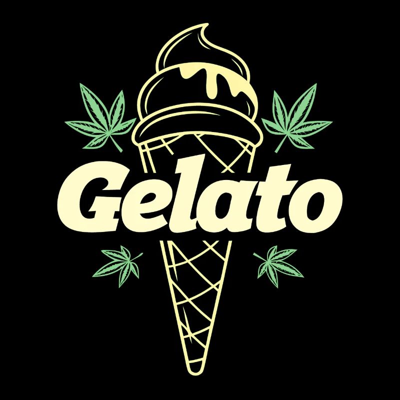 Cône de glace Gelato Leaf 420 Esthétique