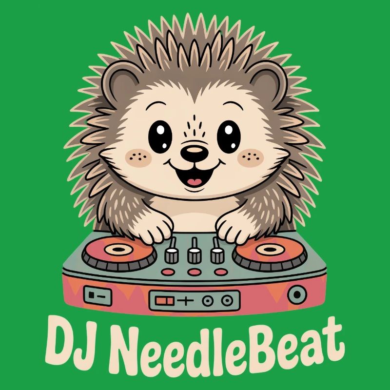 DJ NeedleBeat Hedgehog DJ Turntable Rave