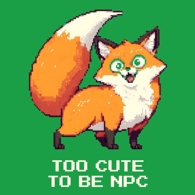 Derpy Fox with Main Character Energy