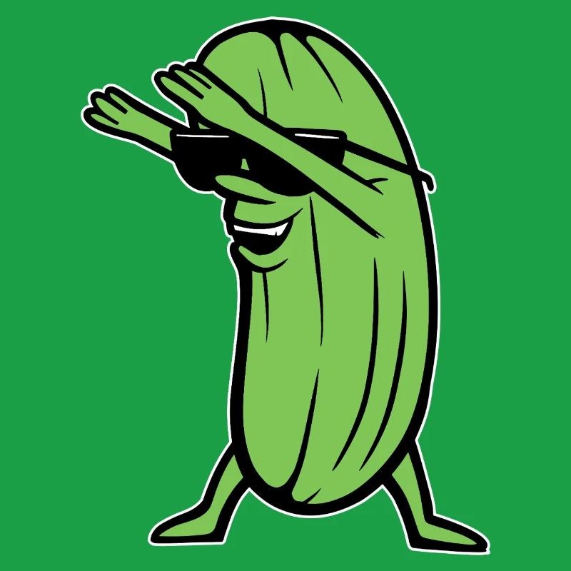 Dabbing Concombre Dabbing Dab Danse Hip-Hop Danse Pose