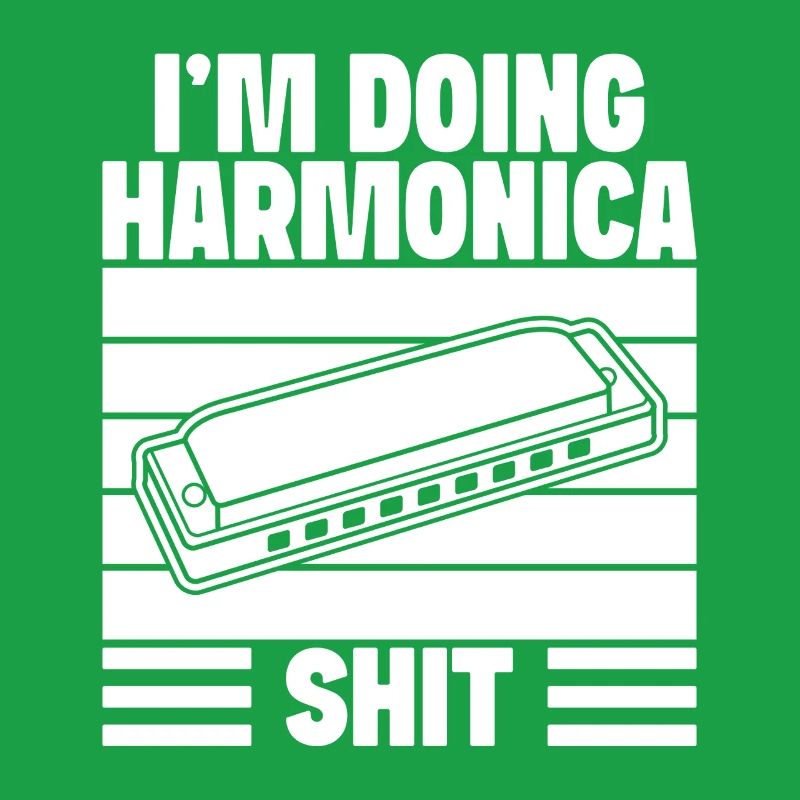 Harmonica Musican Doing Shit Harmonica