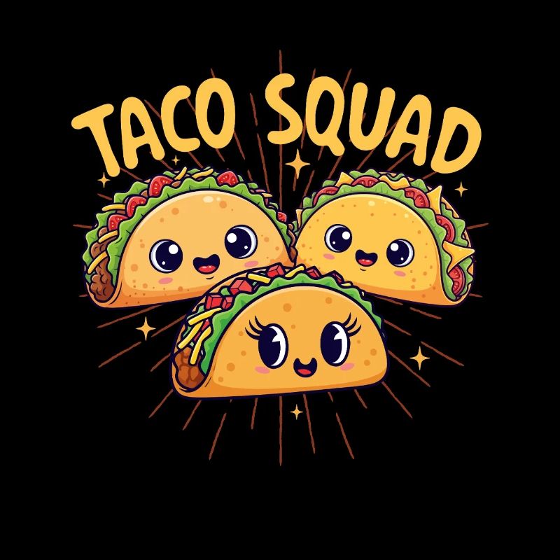 Taco Squad Funny Fiesta Group Vibes