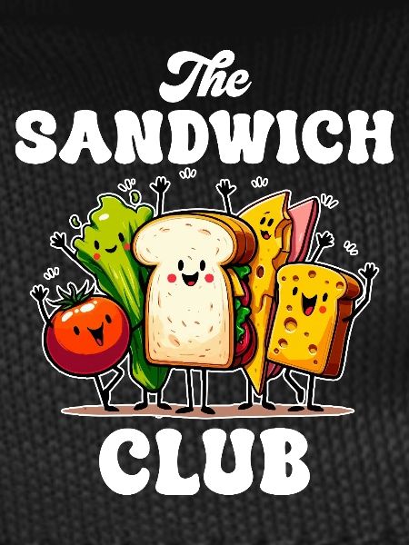 Cartoon Club Sandwich