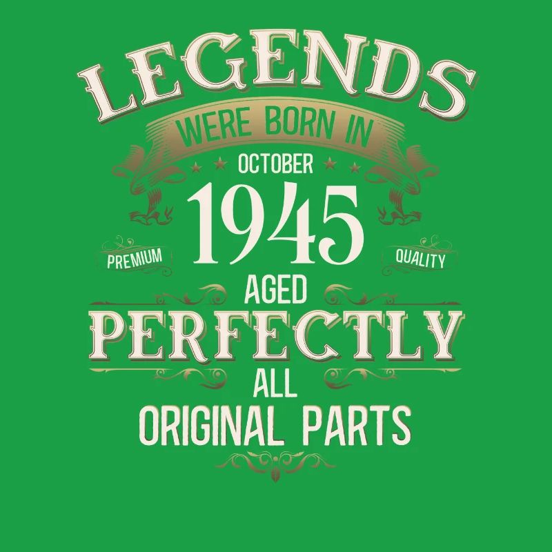 80th Birthday Legend October 1945