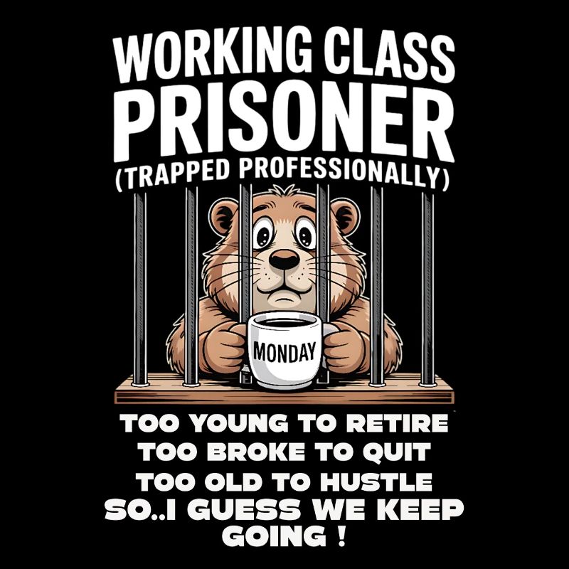 Monday Trapped Work Funny Work Outfit