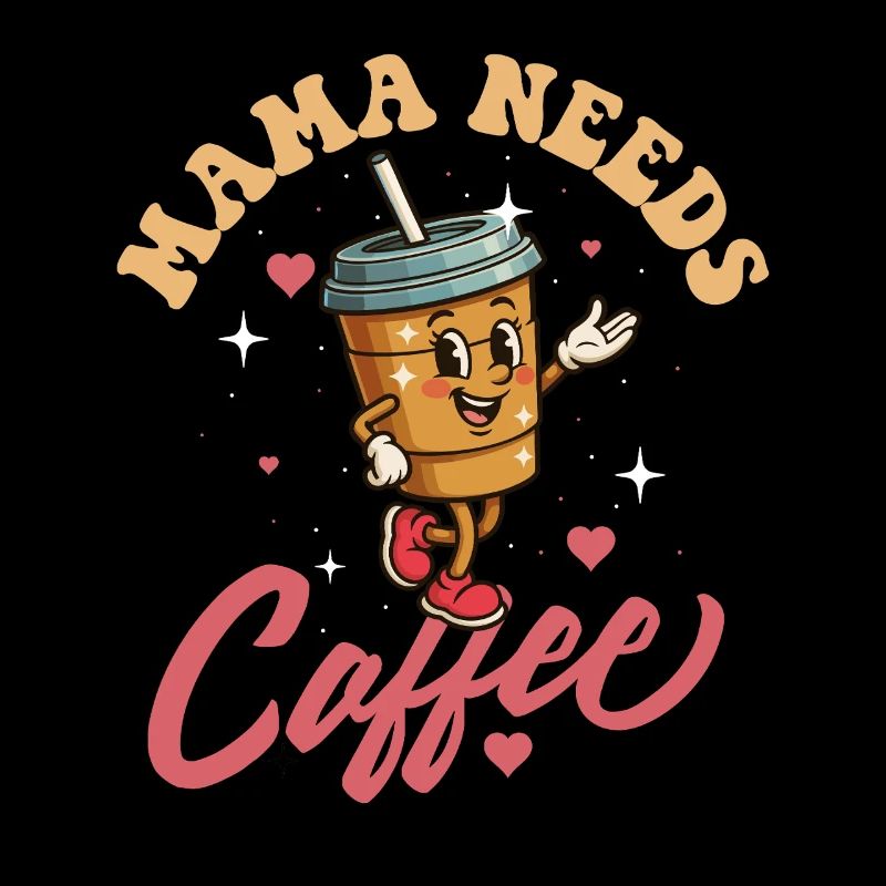 Mama Needs Coffee Funny Morning Quote