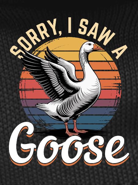 Funny Bird Goose