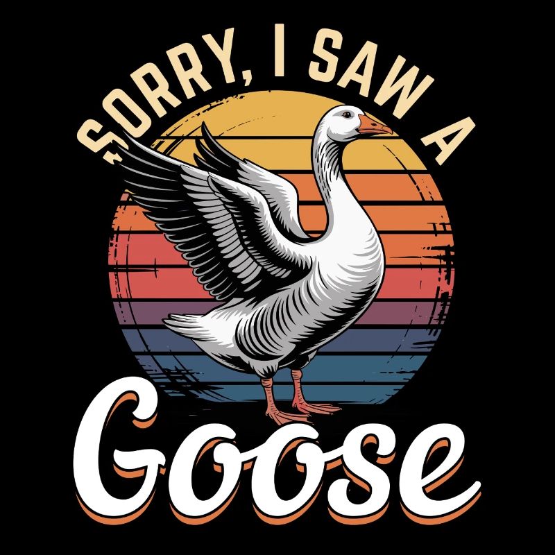 Funny Bird Goose
