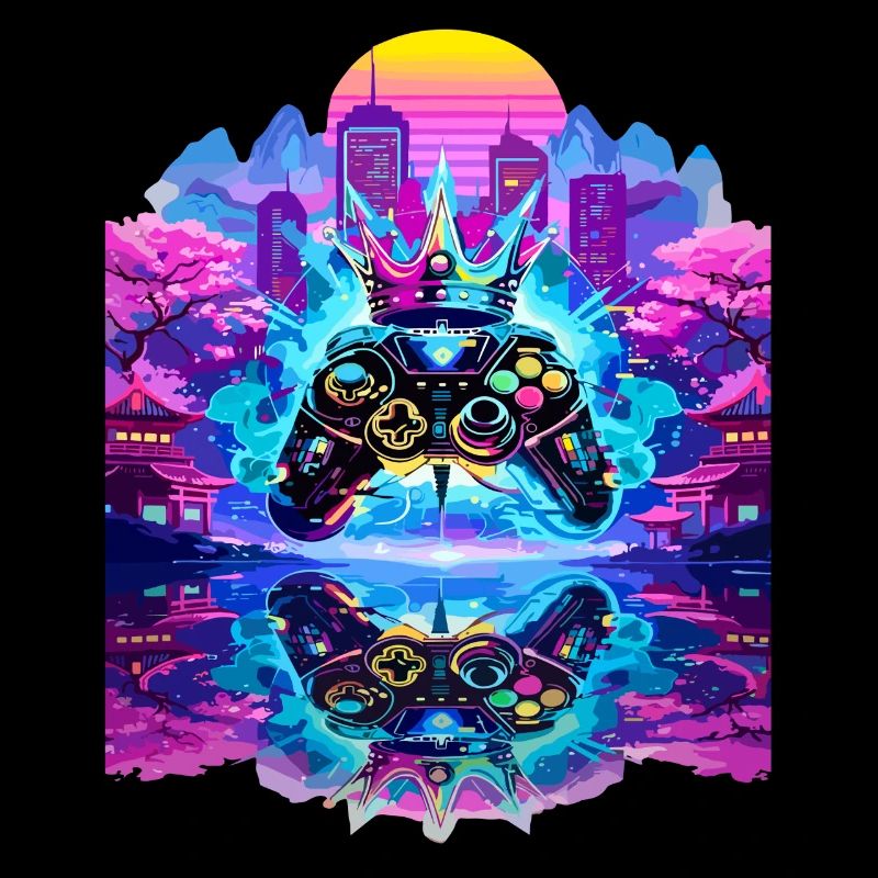 Gaming King Controller mit Spiegelung