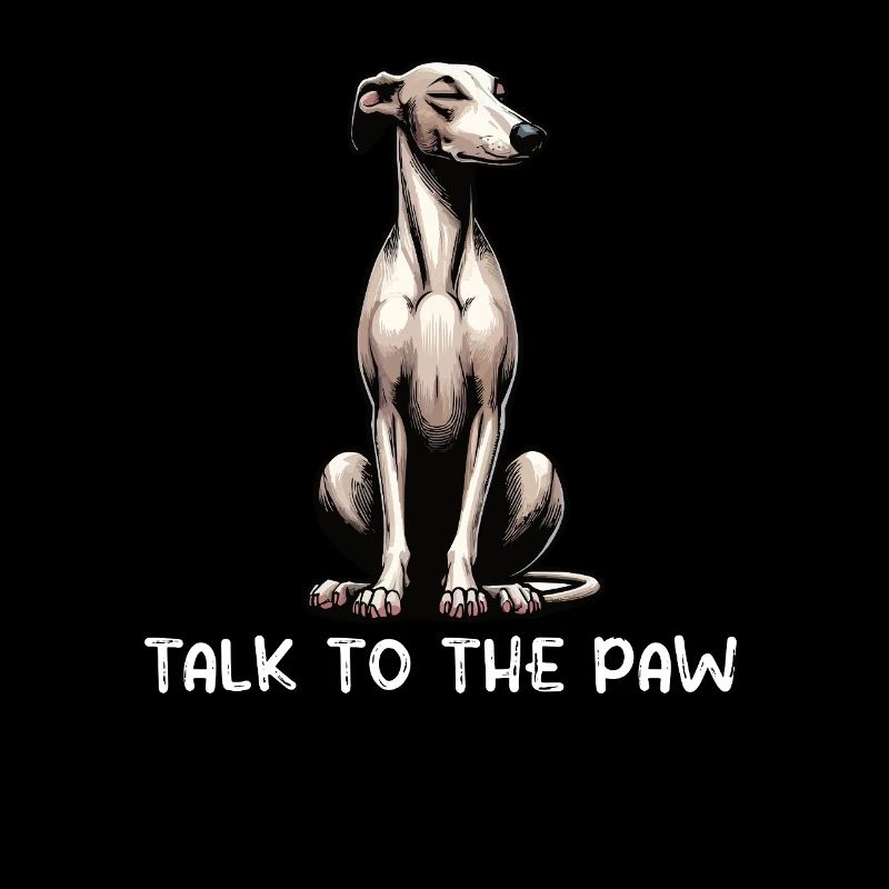 Parlez à la patte Whippet Greyhound Whippets