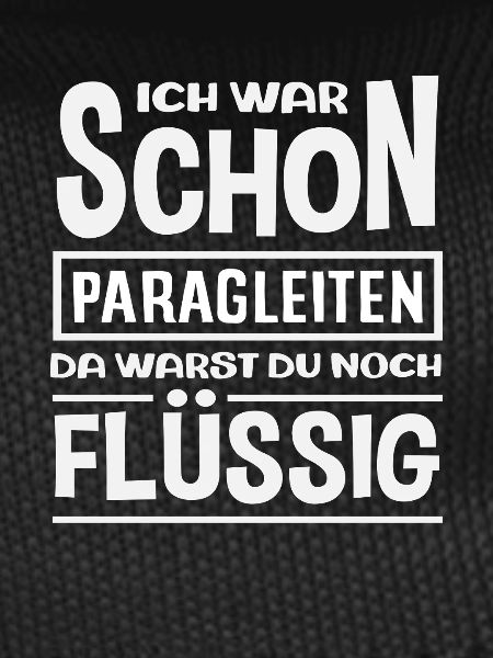 Paragliding Adventure Liquid Saying