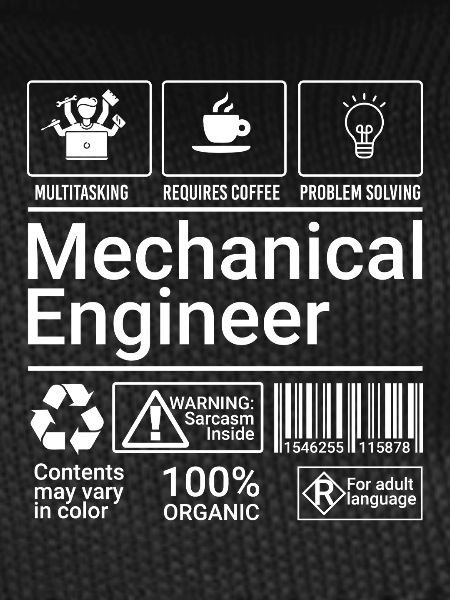 Mechanical Engineer Description Sarcastic Geek