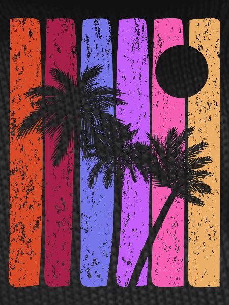 Tropical Sunset Stripes