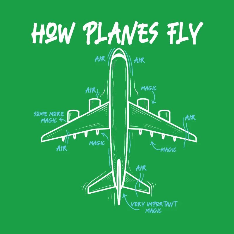 How Planes Fly Funny Aeronautical Engineer Quote