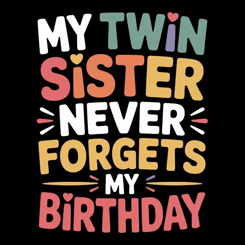 Zwillinge Zwillingsschwester Geburtstag