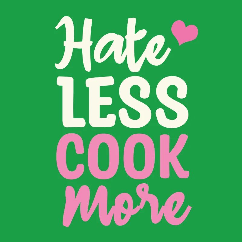 Détester, moins, cuisiner, plus