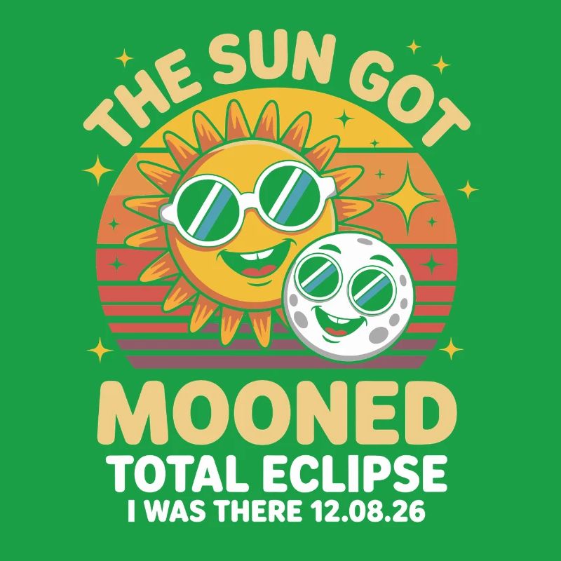 Sun Moon Eclipse with Glasses