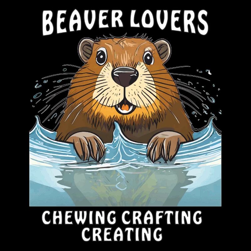 BEAVER LOVERS CHEWING CRAFTING CREATING