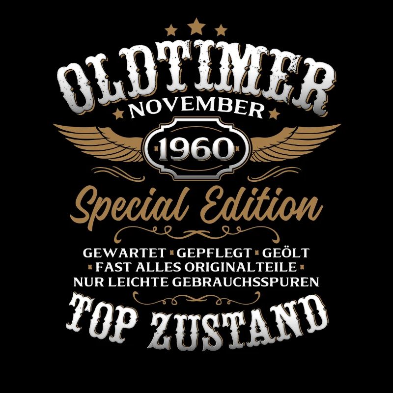 65. Geburtstag Geschenk Oldtimer November 1960
