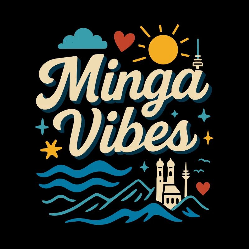 Minga Vibes Munich Skyline Design
