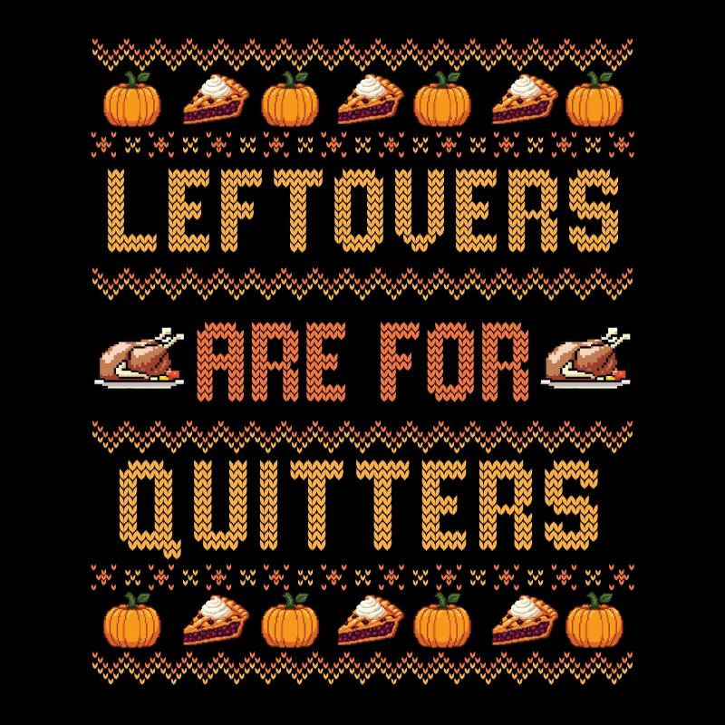 Leftovers Are For Quitters Thanksgiving Joke
