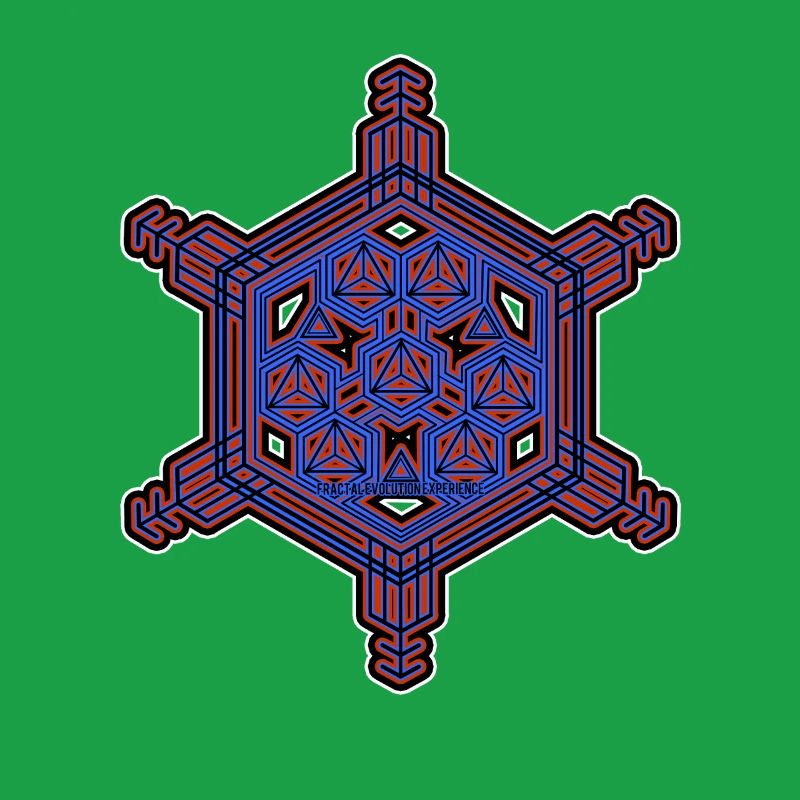 Fraktal Evolution Experience Stern Hexagon Muster