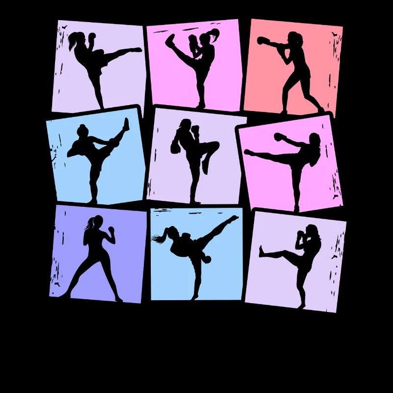 Kickboxen Kickboxer Muay Thai Damen Mädchen