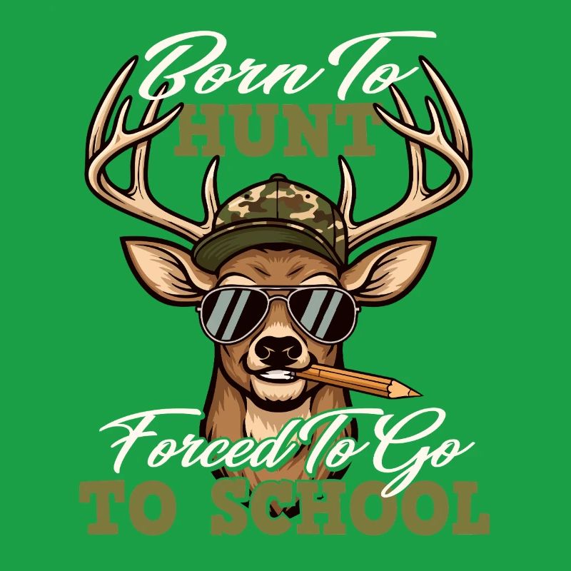 Né pour chasser forcé d’aller à l’école drôle